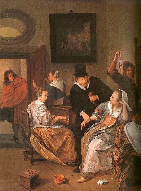 Jan Steen The Doctor's Visit oil painting picture